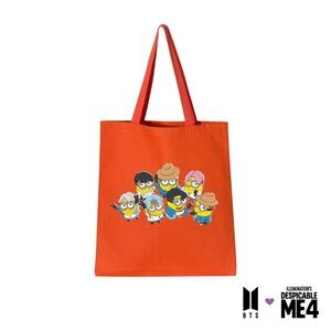 NEW BTS X Despicable Me 4 Canvas Tote Bag